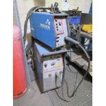 Oerlikon Citroline 3500TS mig welder, serial no. 4330832, with Oerlikon D44004 CTL wire feeder,