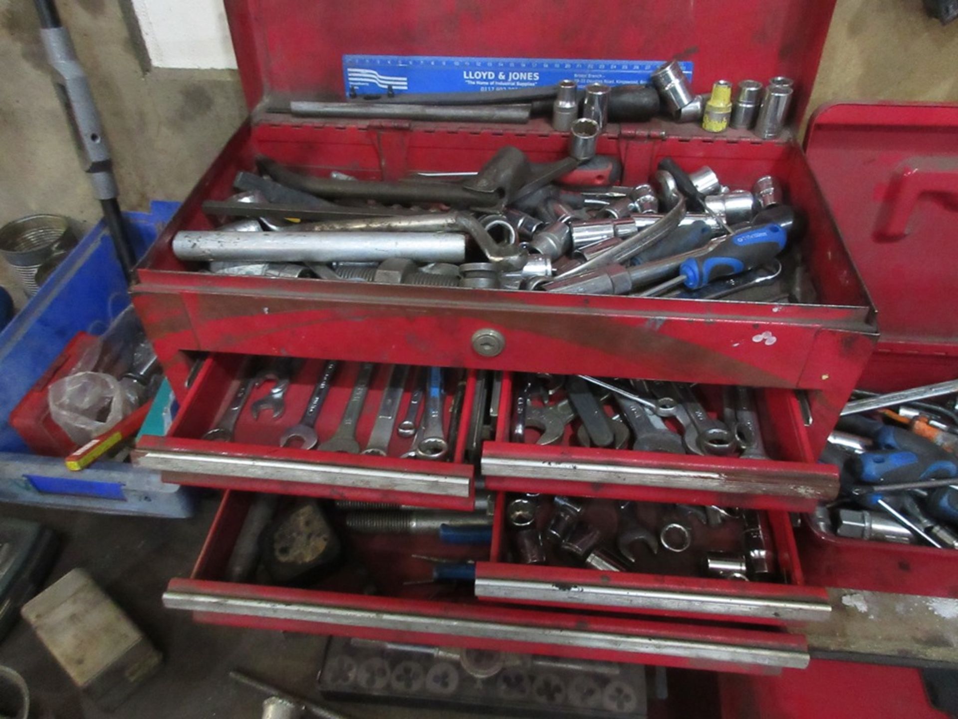 Allowance for assortment of workman's hand tools to include two tool boxes, spanners, socket sets, - Image 5 of 8