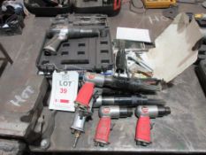 Six assorted pneumatic air hammers by Erbauer, Draper & Clarke (2 off)