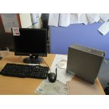 Acer desktop PC, Dell Optiplex GX620 desktop PC, Dell flat screen monitor, keyboard, mouse