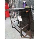 Steel framed high workbench, 900 x 630mm