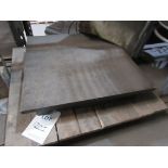 Steel framed steel 600 x 600mm surface plate