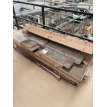 Pallet of wood flooring