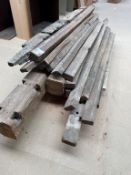 Quantity of reclaimed timber and beams