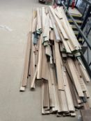 Qty of timber lengths and mouldings