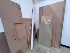 Quantity of assorted MDF board and off-cuts