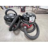 2 x Numatic Henry vacuum cleaners