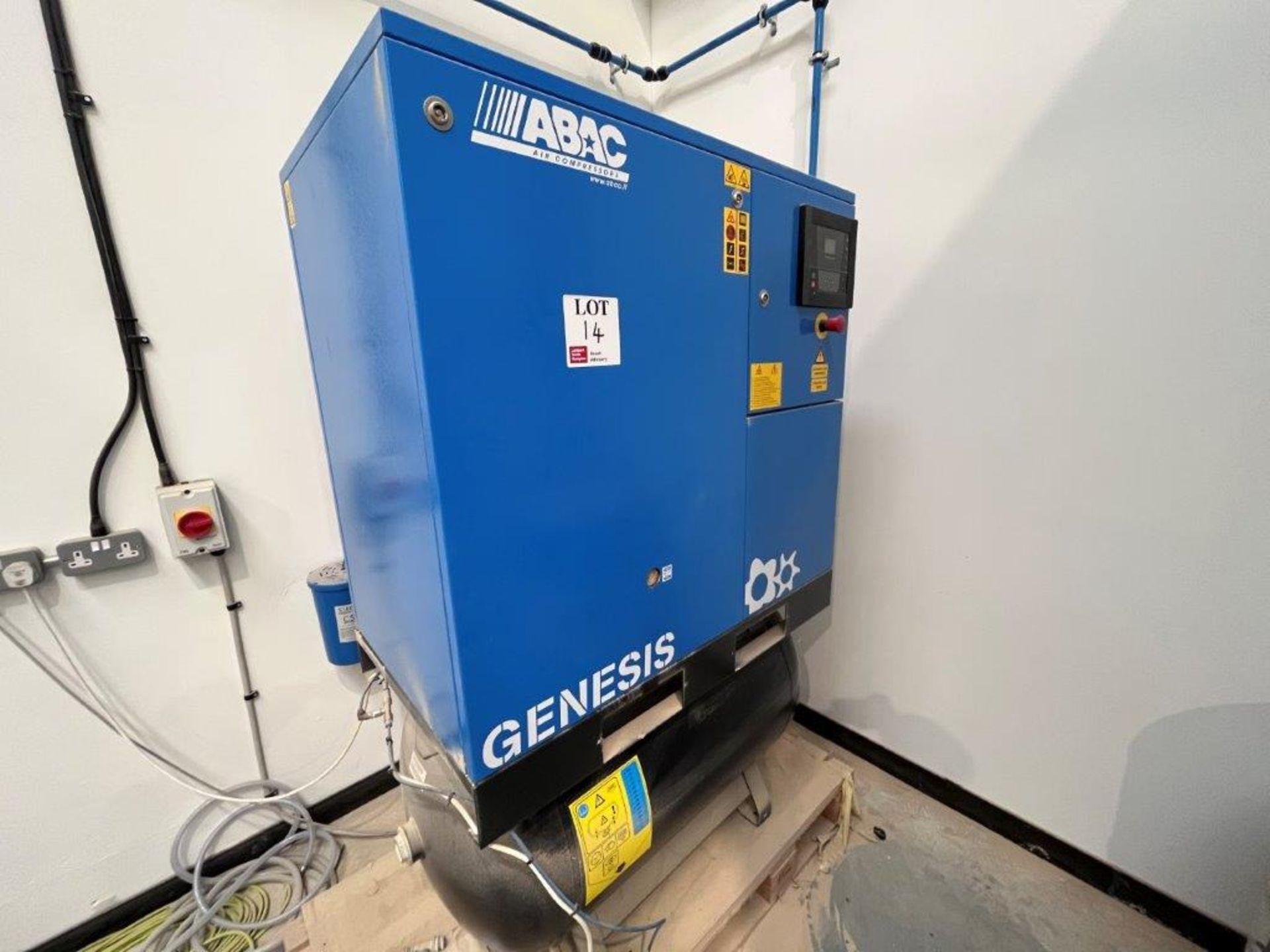 2021 Abac Genesis 11 rotary screw air compressor - Image 2 of 4