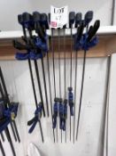 10 x Irwin Quick-Grip sash clamps
