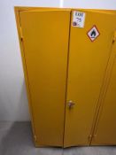 Manutan 6 ft. steel 2-door flammables cabinet