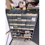 Steel multi-drawer unit with contents