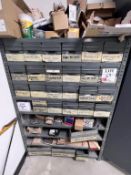 Steel multi-drawer unit with contents