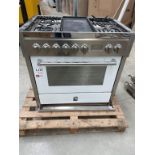 Steel G9S-4T 4 burner steam oven with griddle