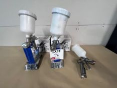 3 x Inest Iwata spray guns