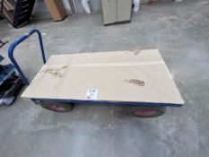 4-wheeled workshop trolley