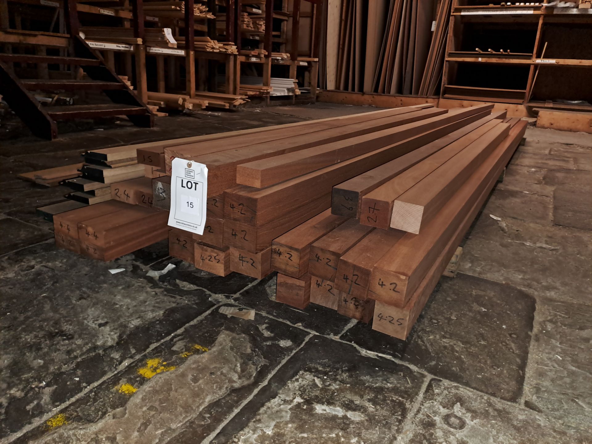 Quantity of timber lengths, various sizes, as lotted - Image 5 of 7