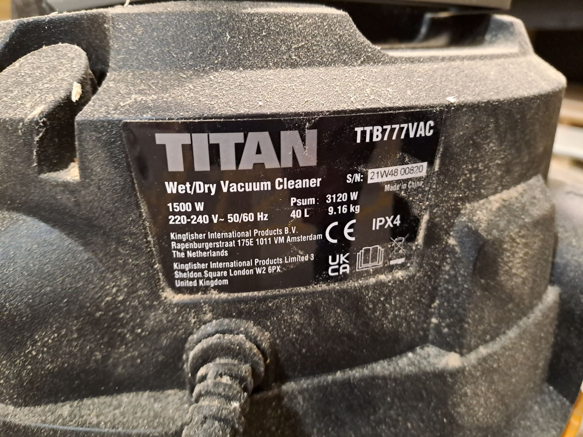 2 x Various Titan wet/dry vacuum cleaners, both 240v - Image 3 of 5
