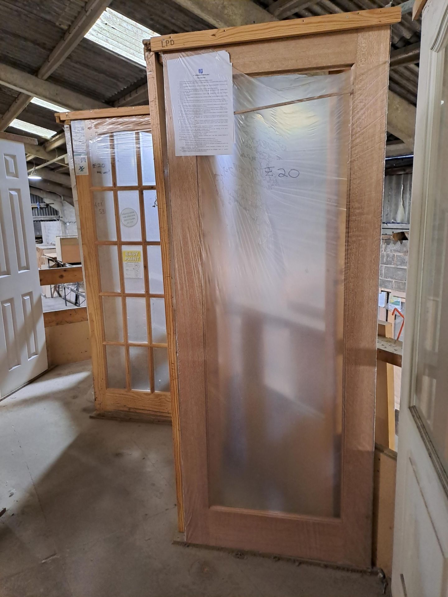 Quantity of various internal and external display doors, approx. 60 Please ensure sufficient - Image 7 of 10