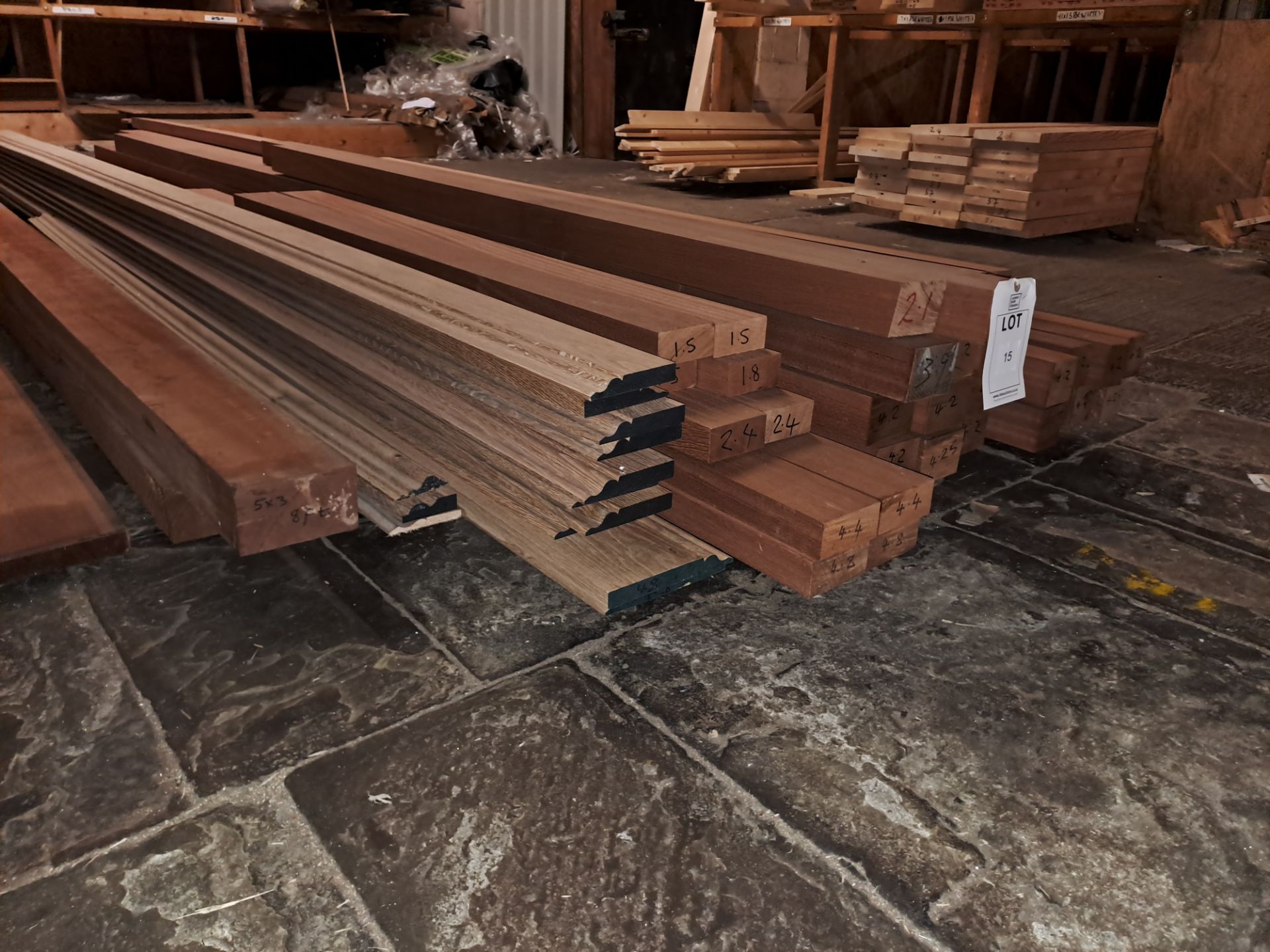 Quantity of timber lengths, various sizes, as lotted - Image 4 of 7