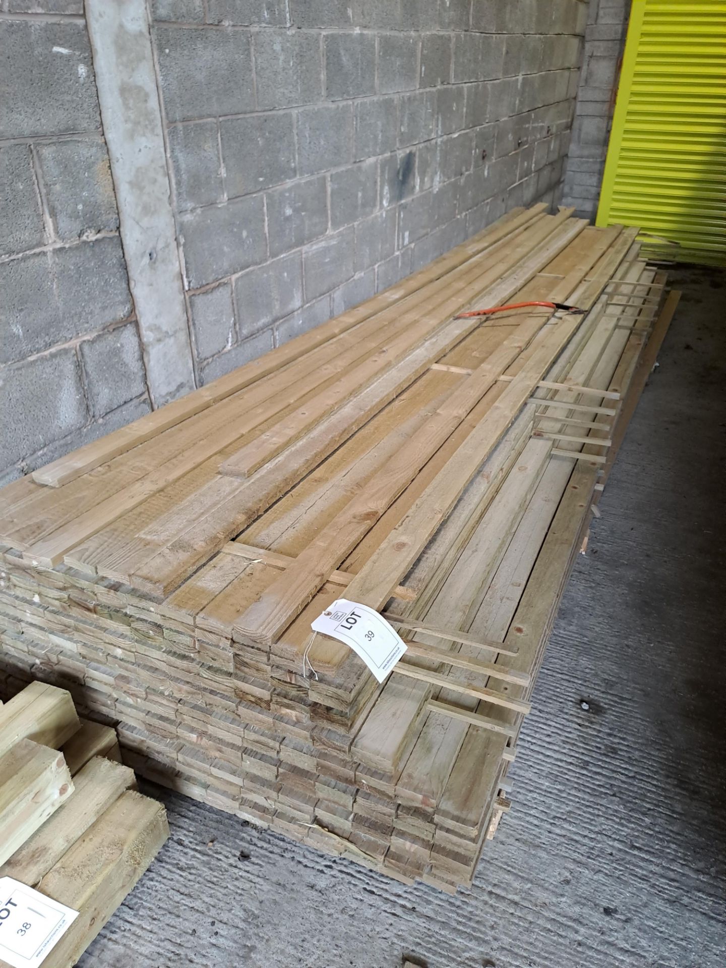 Quantity of rough sawn timber lengths, circa 4.8m long Please ensure sufficient resource / - Image 2 of 4