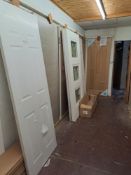 Contents of door display showroom to include approx. 36 various doors (excludes Lot 41) Please