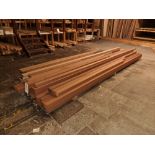 Quantity of timber lengths, various sizes, as lotted