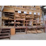 Quantity of various timber lengths, skirting etc. to 1 x rack (Racks excluded) Please ensure