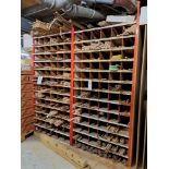 Quantity of softwood / various beading / profile, to 2 x red racks (Racks Included) Please ensure