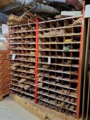 Quantity of softwood / various beading / profile, to 2 x red racks (Racks Included) Please ensure