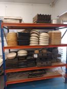 Quantity of baking trays, tins and other related bakery equipment (excludes racking)