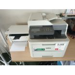 Brother DCP-L3550CDW printer and another printer