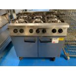 Falcon G2101CU six burner LPG gas range