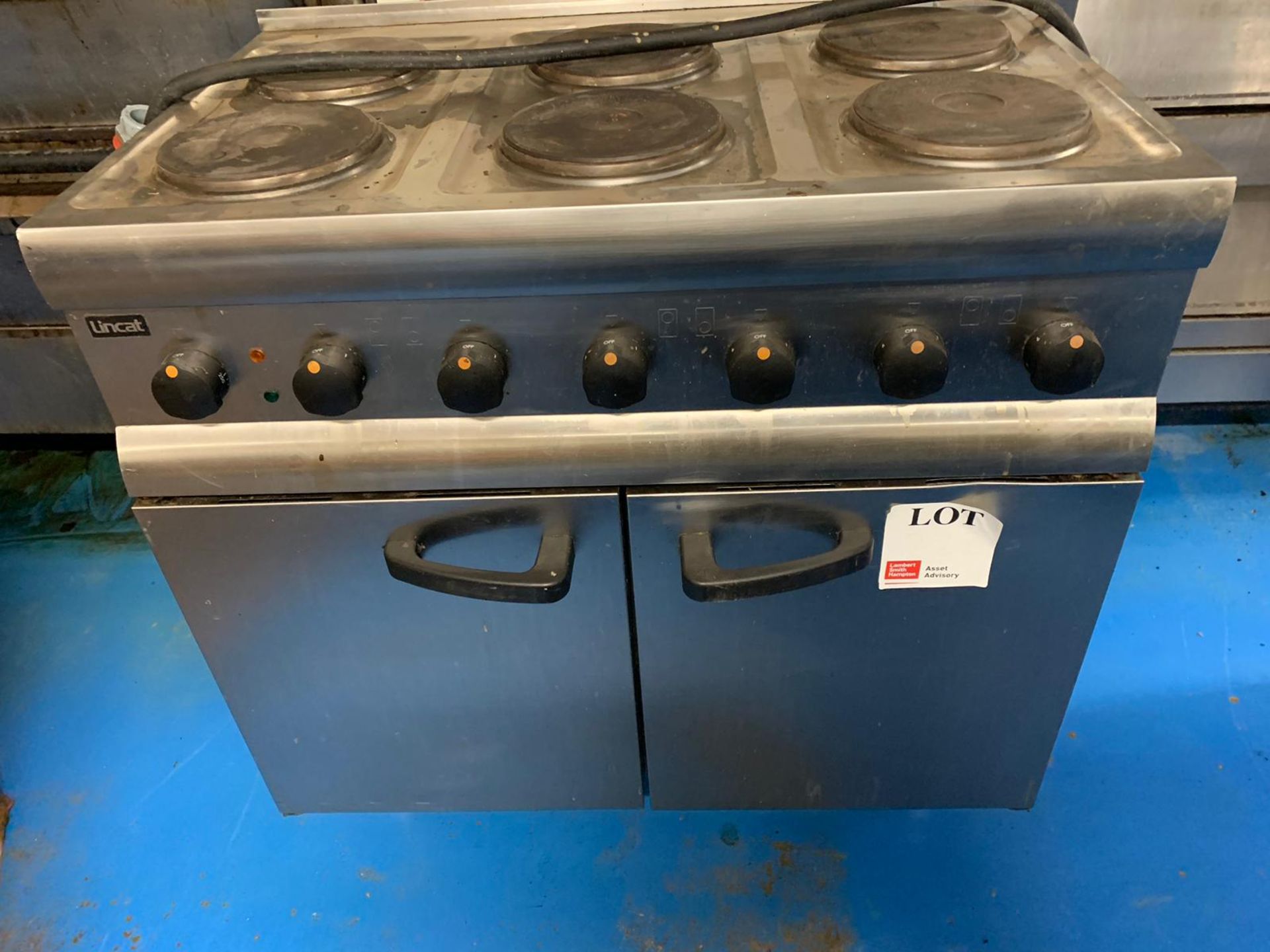 Lincat ESLR9RC electric six plate oven range