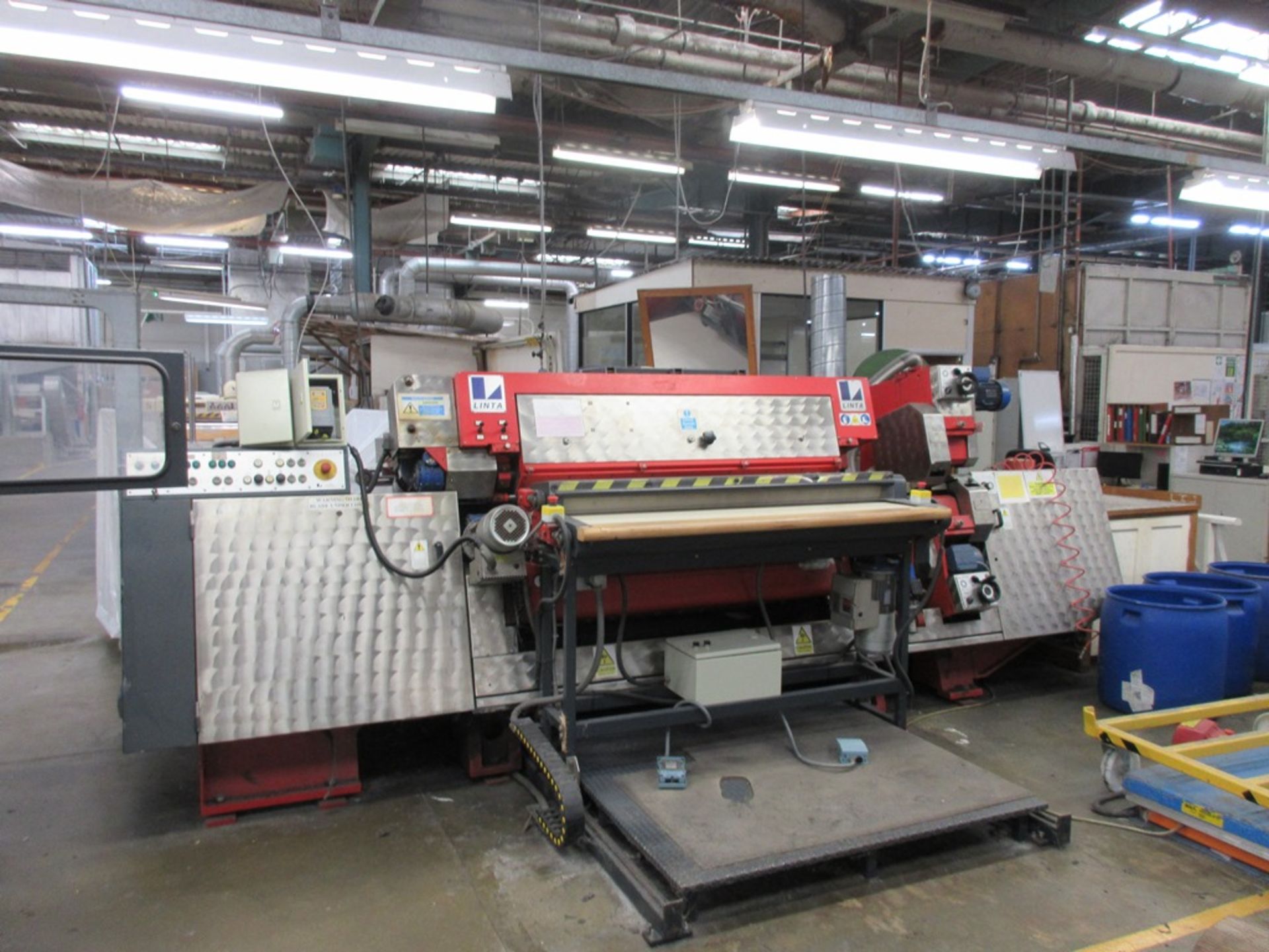 Linta Spaccatrice SL150D A151 hide splitting machine, serial no. A151 (2003), circa 1500mm width, - Image 4 of 8