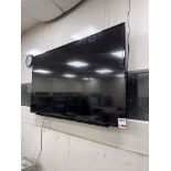 Toshiba wall mounted flat screen TV, 65"