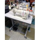 Brother S-7200C-405 direct drive single needle straight lock stitch sewing machine, with thread
