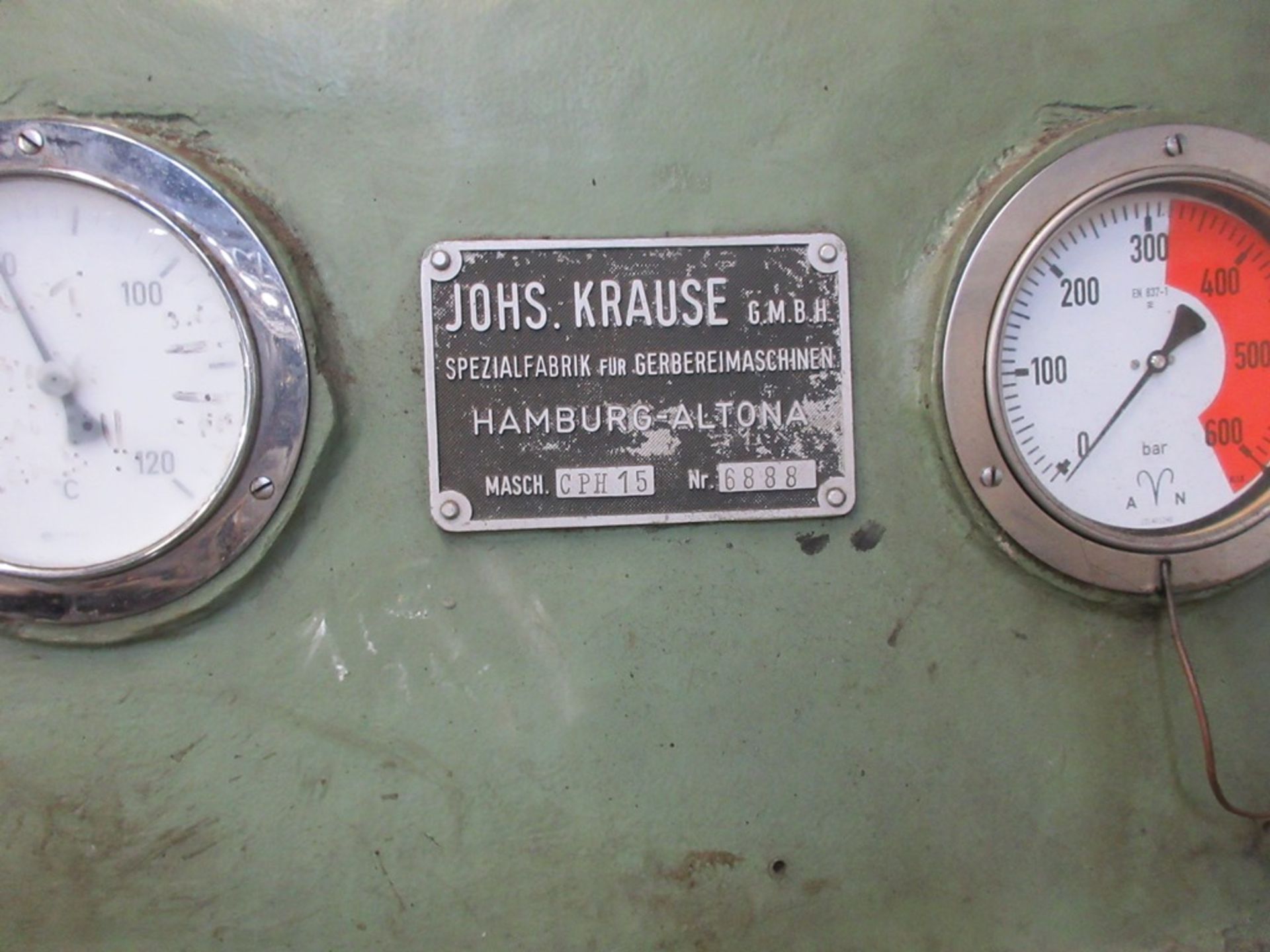 Krause CPH 15 press, serial no. 6888 A work Method Statement and Risk Assessment must be reviewed - Image 9 of 10