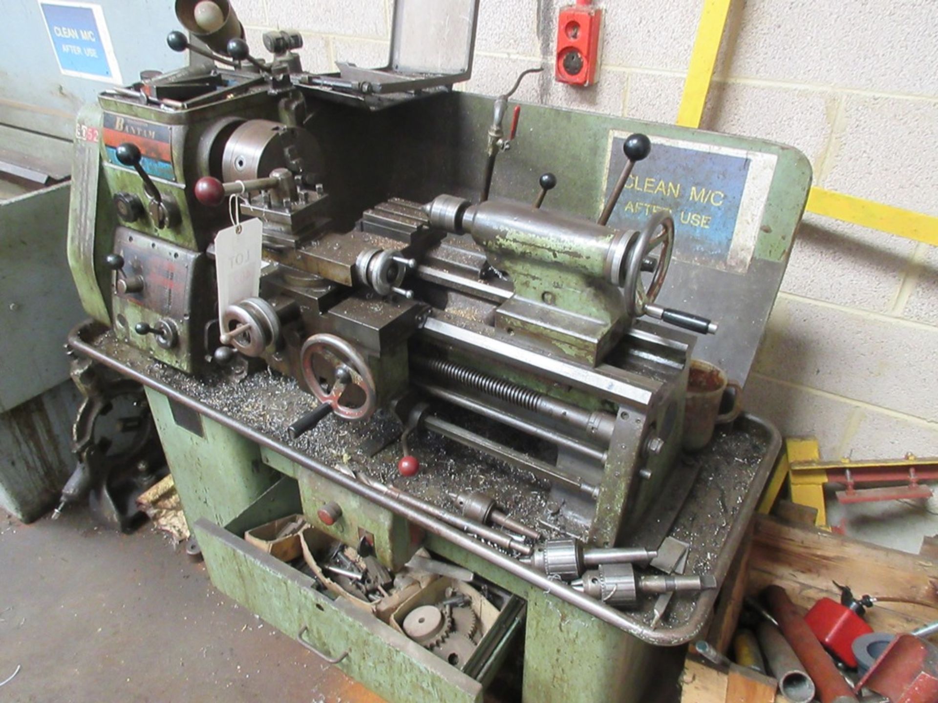 Colchester Bantum lathe with quick change tool post, 3 jaw chuck and assorted tooling A work - Image 5 of 6
