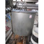 Stainless steel mixing tank, approx. size: diameter 850 x depth 750mm