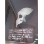 Phantom Of The Opera mask, worn by Rob Guest