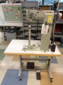 Global LP 9915R Super high post bed sewing machine with walking foot