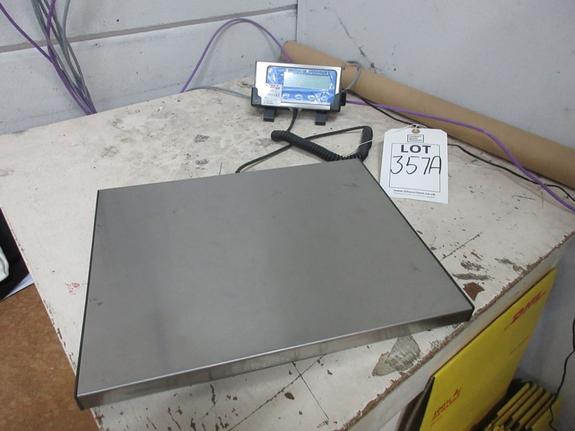 Breckenll WS120 bench top digital weigh scales, serial no. 0189000443, 120kg