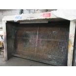 Devilbiss dryback spray booth, approx. size 3.2 x 2m