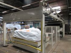 Feltre PAL 302S tanning conveyor, serial no. 714 (2002), approx. 3m width x approx. 12m length, with