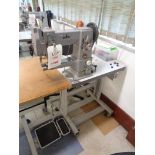 Adler 69-373 cylinder arm lockstitch sewing machine with walking foot