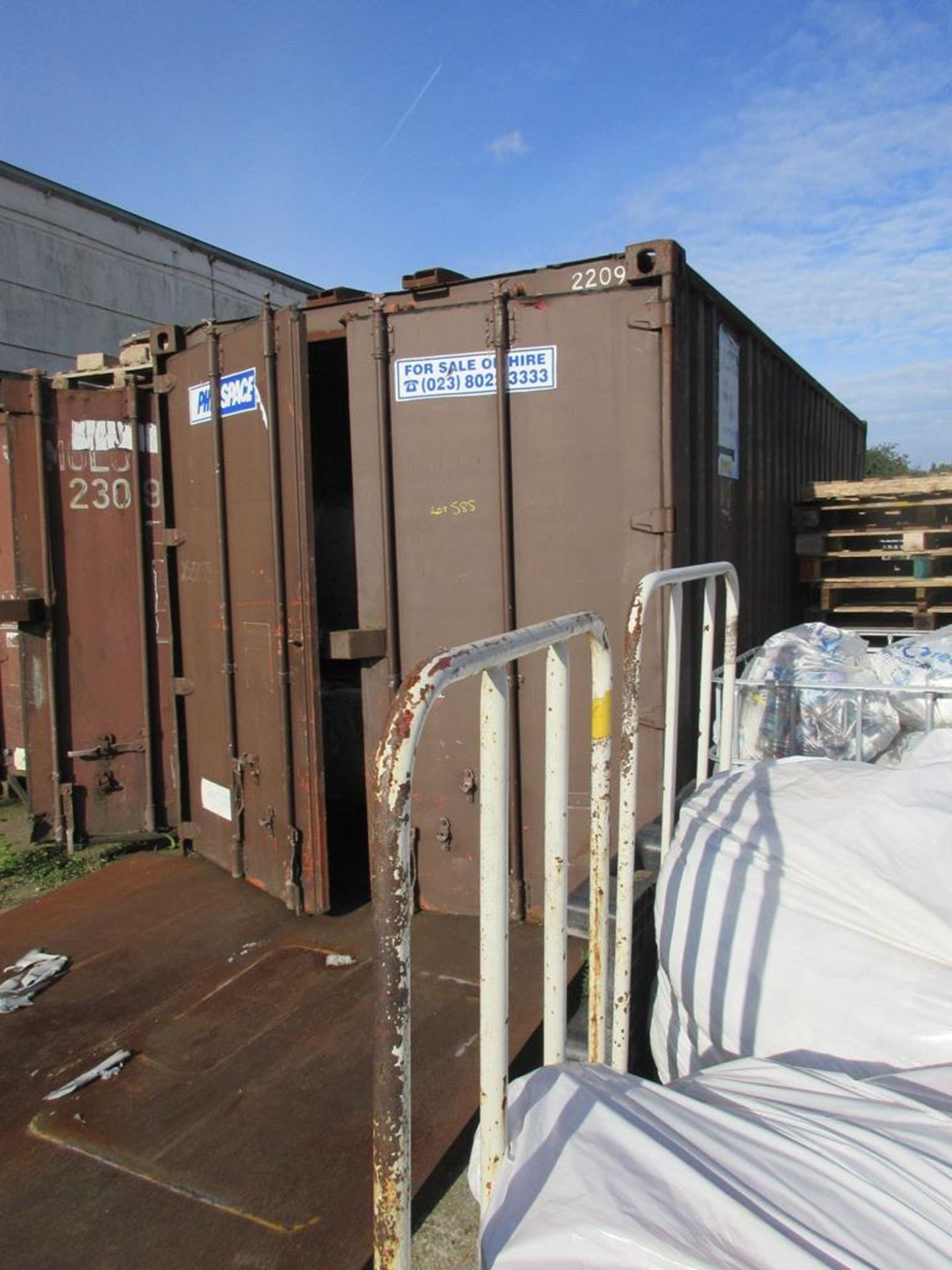 Export type shipping container, 20ft with access ramp - Bild 3 aus 6