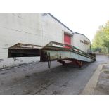 Thorworld loading ramp, model SMY249010FW (2002), height difference 890mm, SWL 10,000kg,