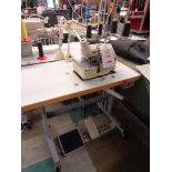 Tony H-747-F overlocker sewing machine with walking foot, serial no. H80011