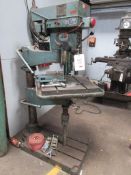 Meddings A10/3 pillar drill, serial no. 013765, rise & fall table, table size 24" x 24", with 4"