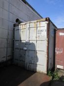 Export type extra height shipping container, 40ft with access ramp